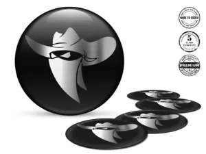 Adesivi Ruota Stile Tuning Badge Cupola Lusso Auto